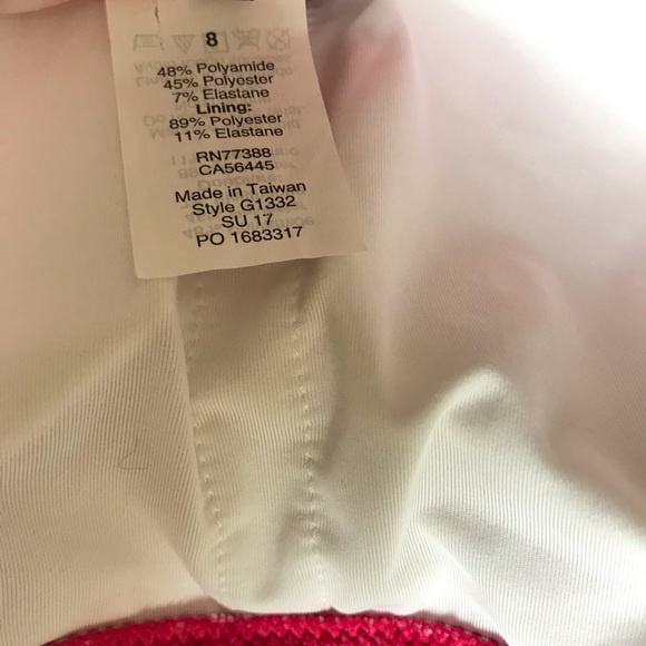 SOLD J Crew Pink Gingham Bathing Suit One Piece 8 - Picture 4 of 5